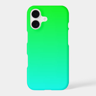Aqua Lime Gradient iPhone 17 Case