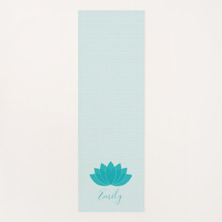 Aqua Lotus Personalized Yoga Mat