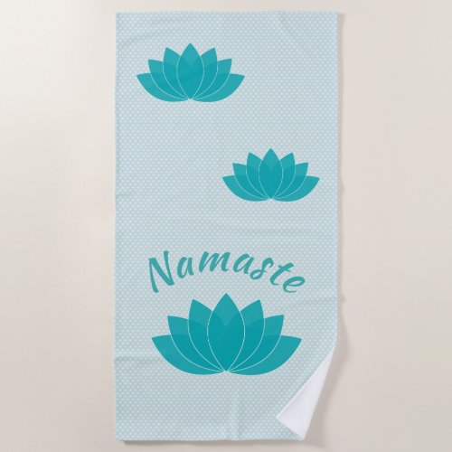 Aqua Lotus Yoga Towel