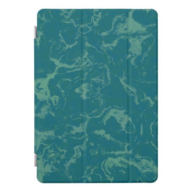 Aqua marble iPad pro cover (Front)