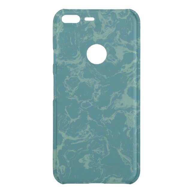 Aqua marble uncommon google pixel XL case (Back)