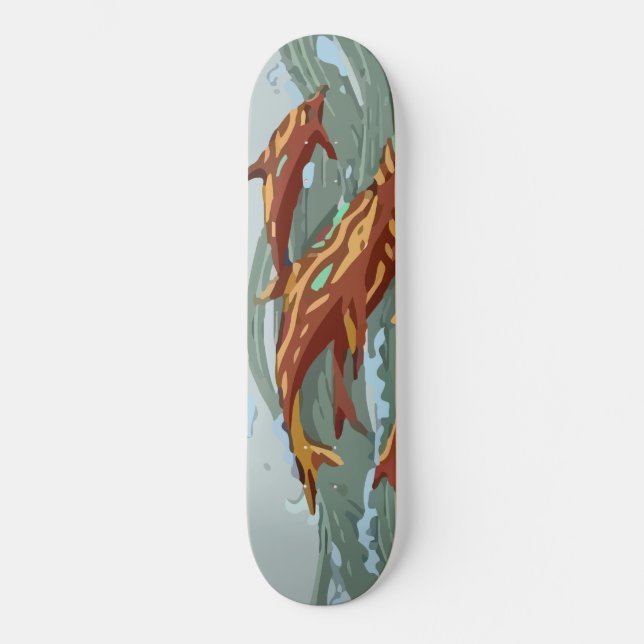 Aqua Marine Revenge Skateboard Deck (Front)