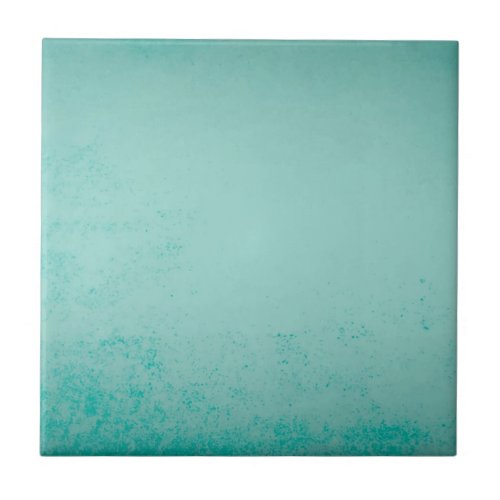 Aqua Minimalistic Modern Teal Textured Turquoise Ceramic Tile