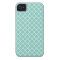 Aqua Mint Quatrefoil Pattern