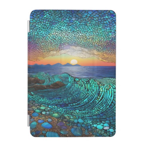 Aqua Mirage Seascape iPad Mini Cover