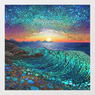 Aqua Mirage Seascape Wall Decal