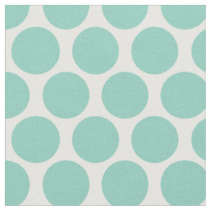 Aqua Mod Dots Fabric