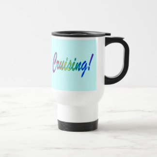 Aqua Multi-color Cruising Travel Mug