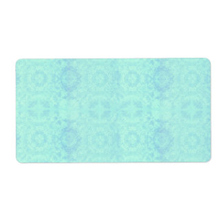 Aqua Muted Vintage Lace LikeTheme Label