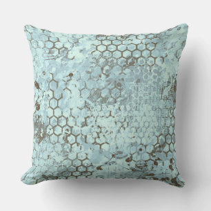 Aqua Odyssey Throw Pillow