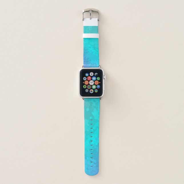 Aqua Ombre Apple Watch Band (Front)