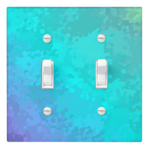 Aqua Ombre Light Switch Cover