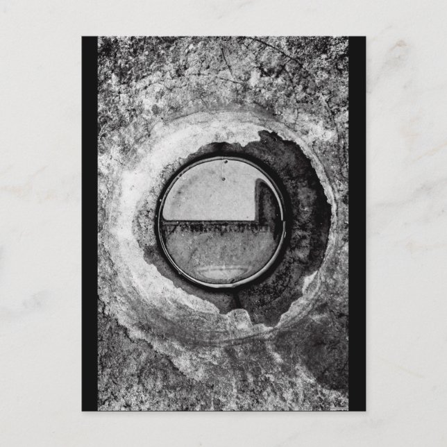 "Aqua Orb Grey" JTG Art Postcard (Front)