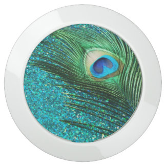 Aqua Peacock USB Charging Station