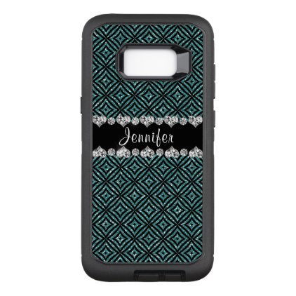 Aqua Personalized Otterbox Samsung Galaxy S8+ Case