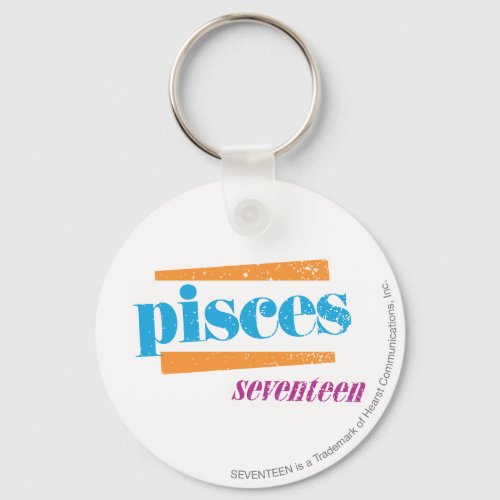 Aqua Pisces Keychain