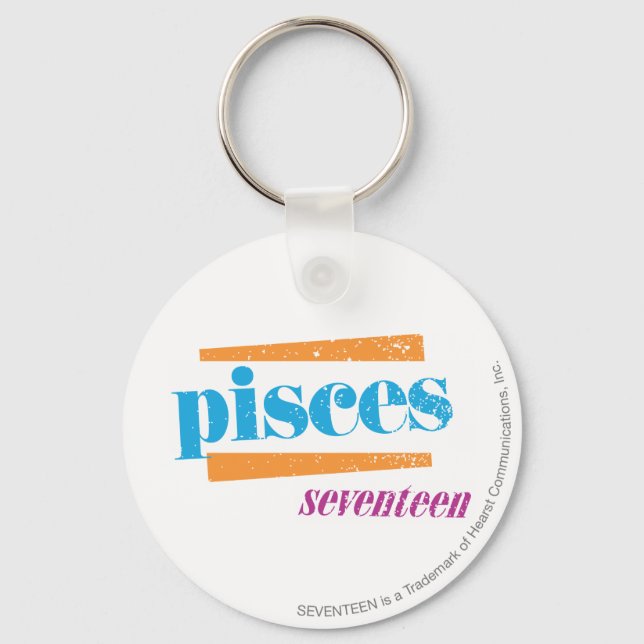 Aqua Pisces Keychain (Front)