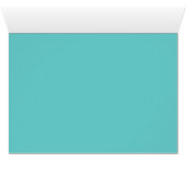 Aqua Place Card - Customizable (Inside Horizontal (Bottom))