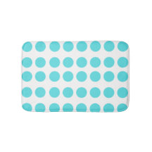 Aqua Polka Dots