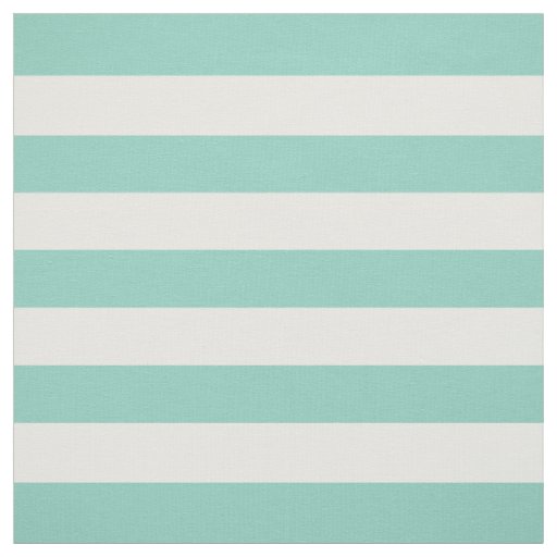 Aqua Preppy Stripes Fabric