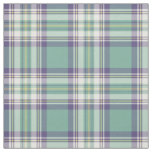 Aqua, Purple and Yellow Plaid Fabric