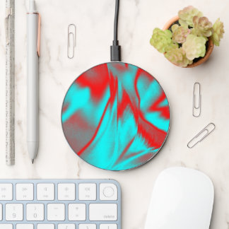 Aqua Red Wireless Charger
