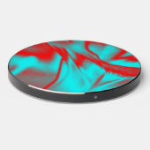 Aqua Red Wireless Charger (Front 2)