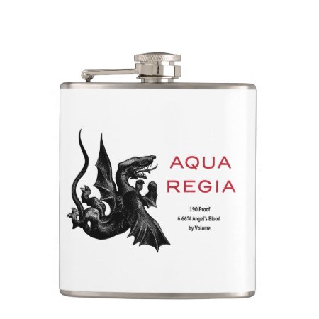Aqua Regia Flask - White Background