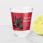 Aqua Regia Shot Glass at Zazzle
