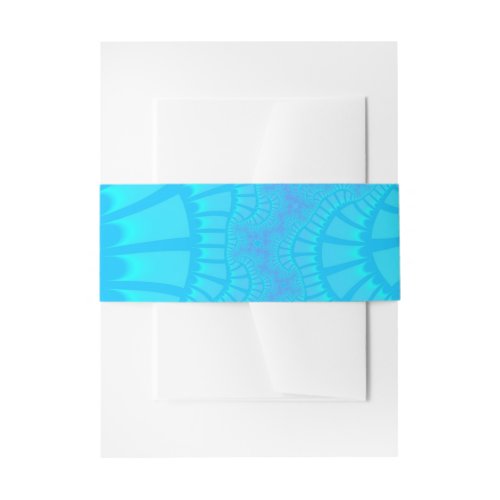 Aqua Remix Invitation Belly Band