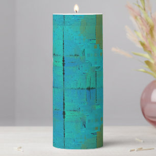 Aqua Resonance Pillar Candle