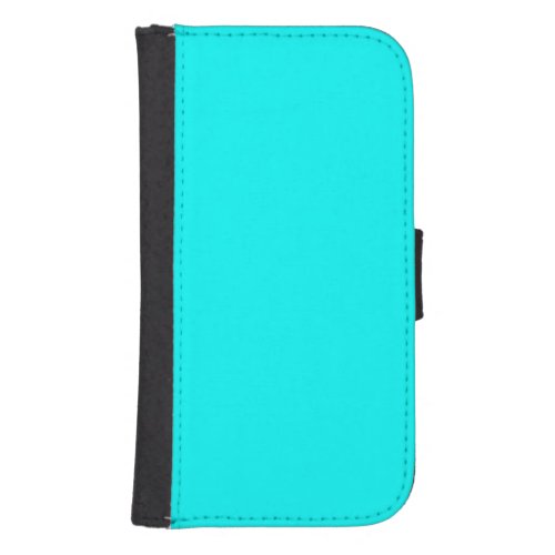 Aqua Galaxy S4 Wallet Case