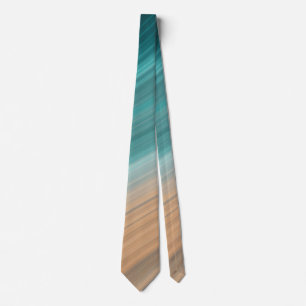 Aqua Sand Flow Neck Tie