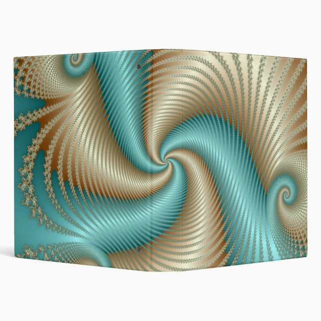 Aqua Satin - Fractal Binder (Background)