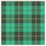 Aqua/Sea green plaid yellow/black stripe Fabric