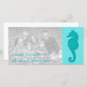Aqua Seahorse Mosaic 2 (Front/Back)