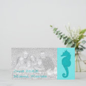 Aqua Seahorse Mosaic 2 (Standing Front)