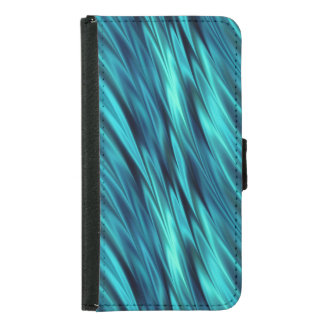 Aqua silky waves samsung galaxy s5 wallet case
