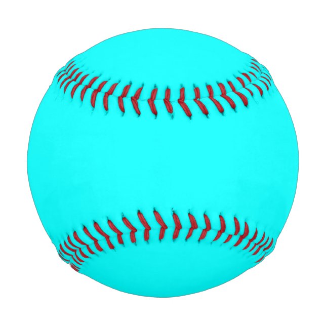 Aqua (solid color) baseball (Front)