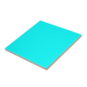 Aqua (solid color) ceramic tile