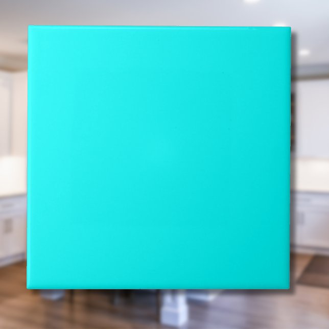 Aqua Solid Color | Classic | Elegant Ceramic Tile (Creator Uploaded)