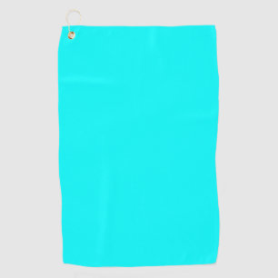 Aqua (solid color) golf towel