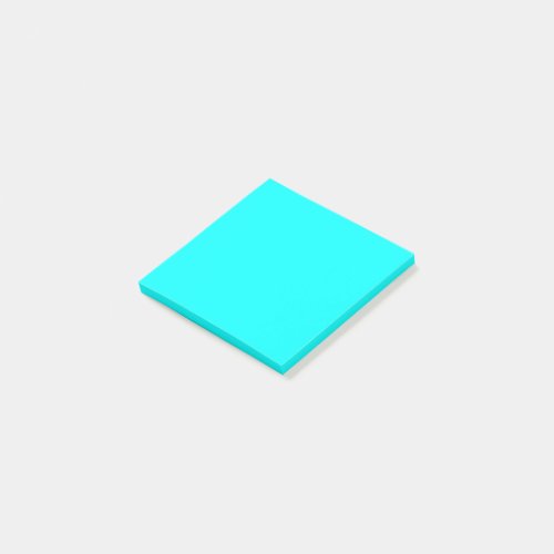 Aqua solid color post_it notes