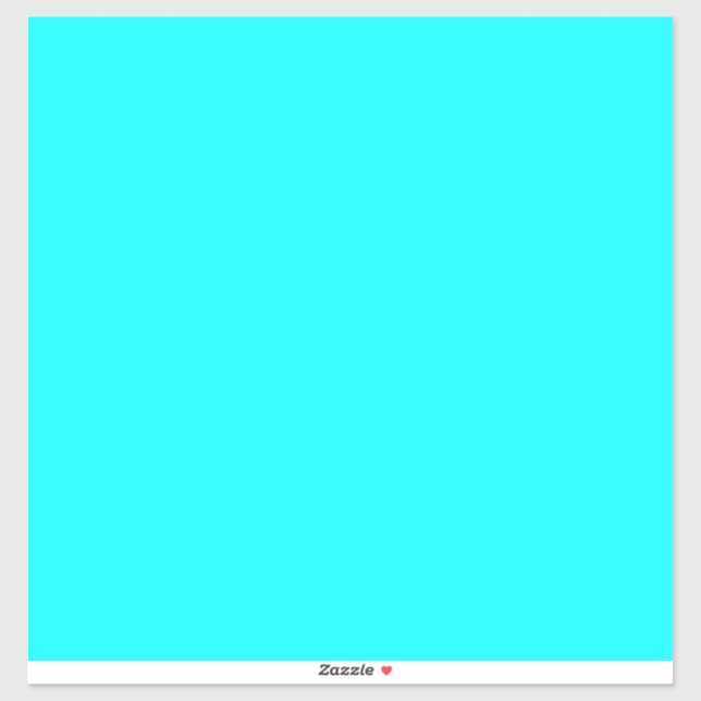 Aqua (solid color) sticker (Sheet)
