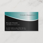 Aqua Stainless Steel, Professional Business Card