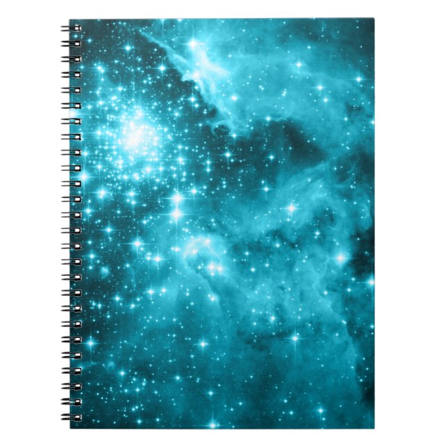 Aqua Stars Notebook (Front)
