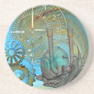 Aqua Steam Snail Traveler Drink Coaster