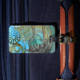 Aqua Steam Snail Traveler Luggage Tag
