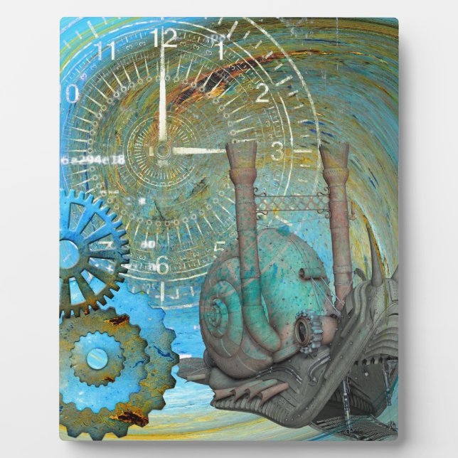 Aqua Steam Snail Traveler Plaque (Front)