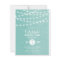 Aqua String Lights Wedding Celebration Invitation